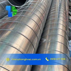 sản xuất ông gió tròn xoắn tại Thiên phong