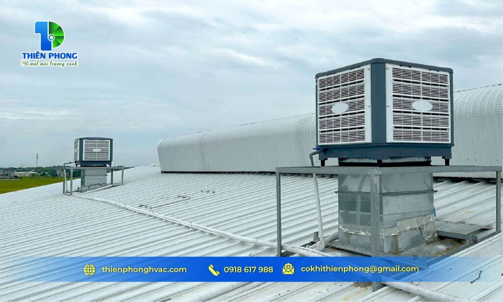 Máy làm mát trong hệ thống thông gió làm mát