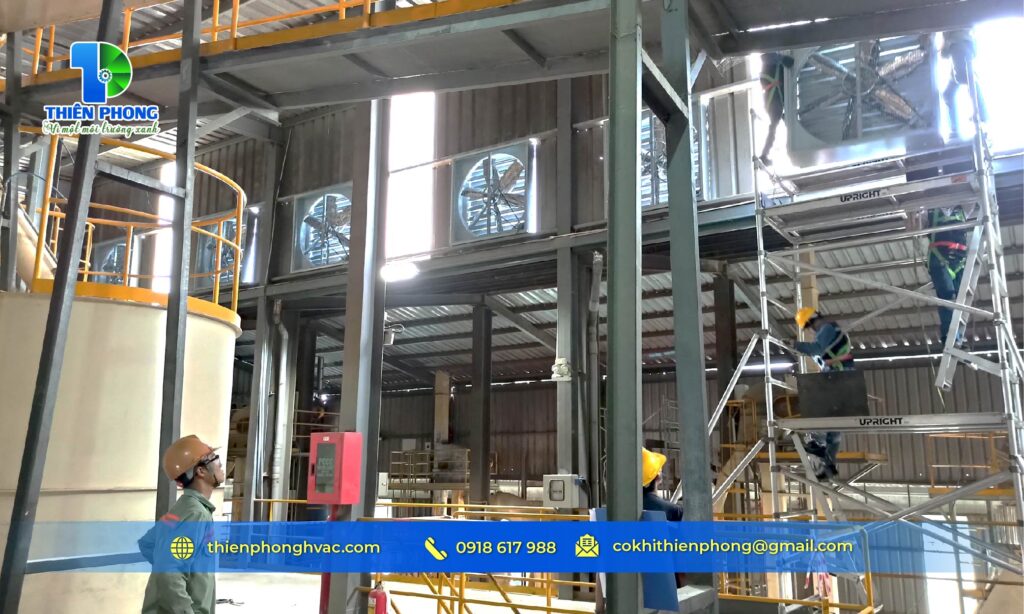 Thiên Phong thi công thông gió làm mát